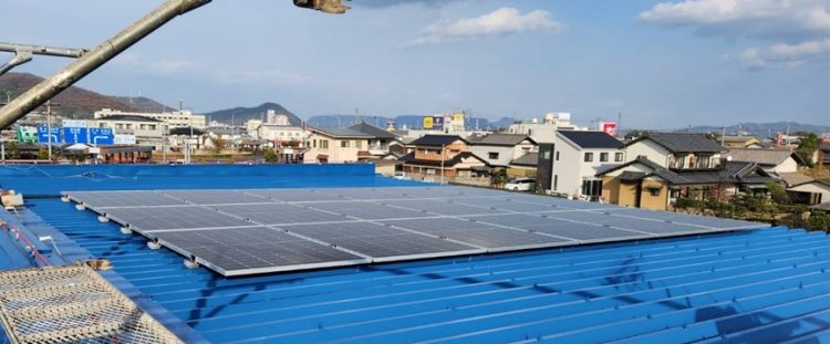 太陽光発電施工後