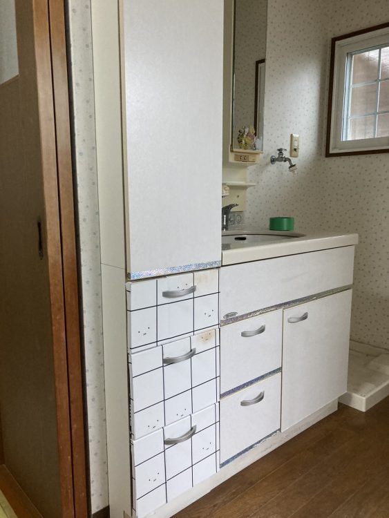 リフォーム前洗面台